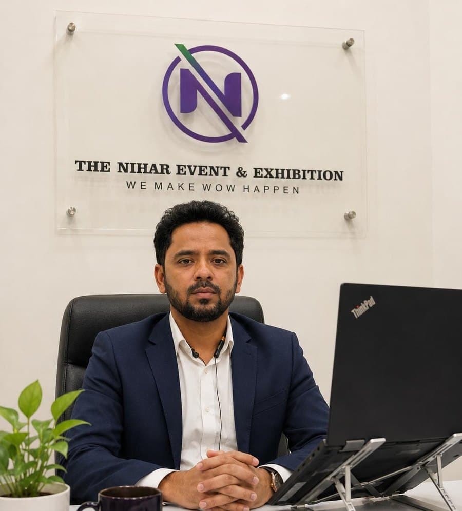 Mr. Firoz Suthar, Founder at Nihar Exhibition