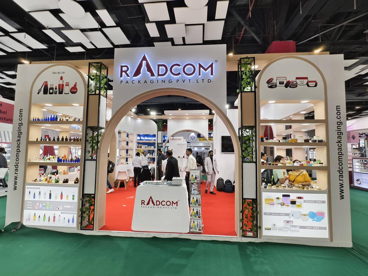 Nihar Exhibition Cosmetics exhibition stall
