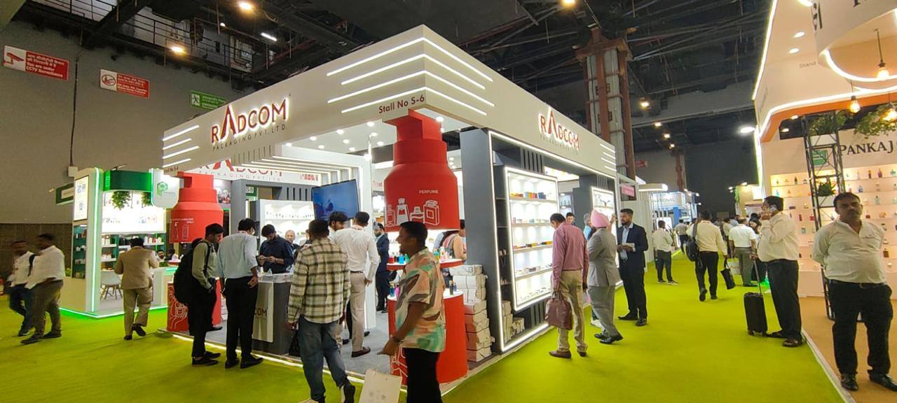 Nihar Exhibition Cosmetics exhibition stall