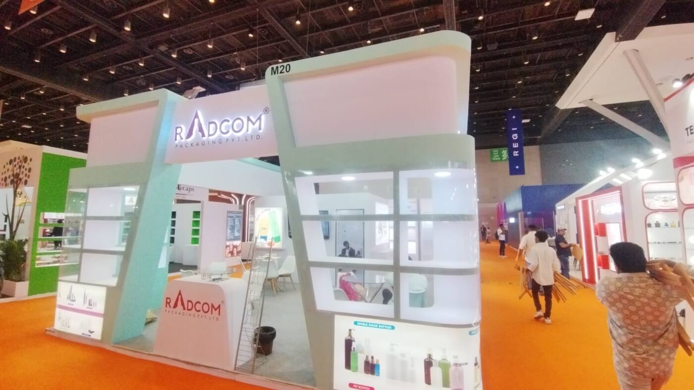 Nihar Exhibition Cosmetics exhibition stall