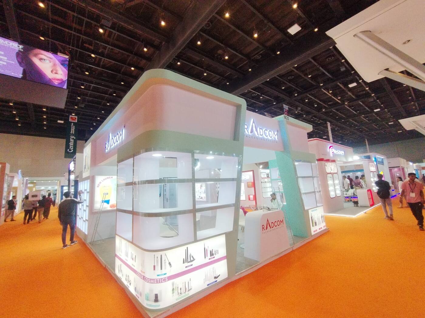 Nihar Exhibition Cosmetics exhibition stall