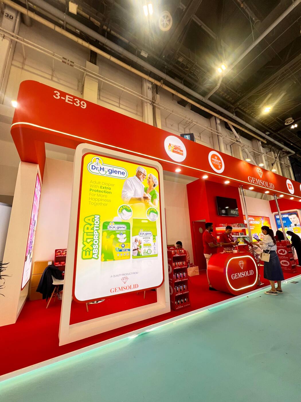Nihar Exhibition Cosmetics exhibition stall