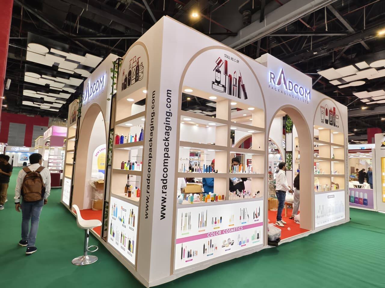 Nihar Exhibition Cosmetics exhibition stall