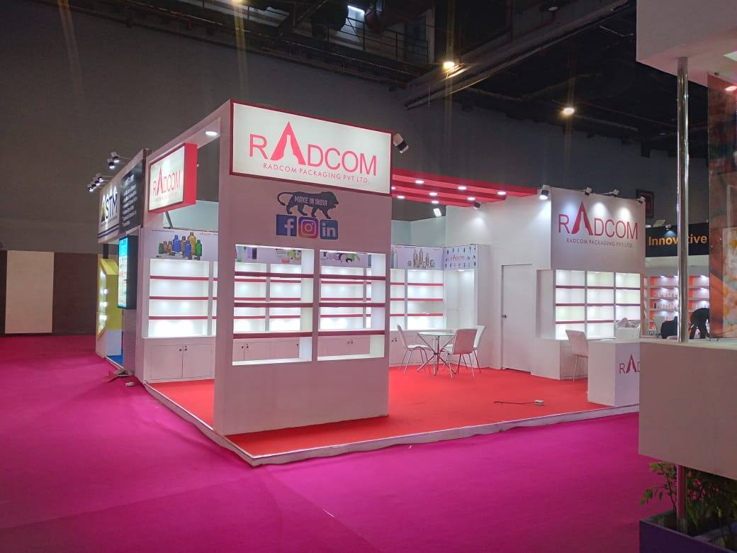Nihar Exhibition Cosmetics exhibition stall