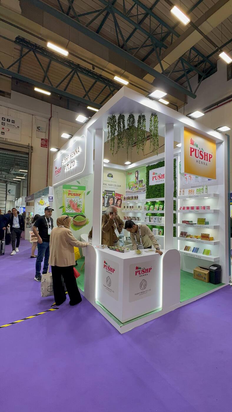 Nihar Exhibition Cosmetics exhibition stall