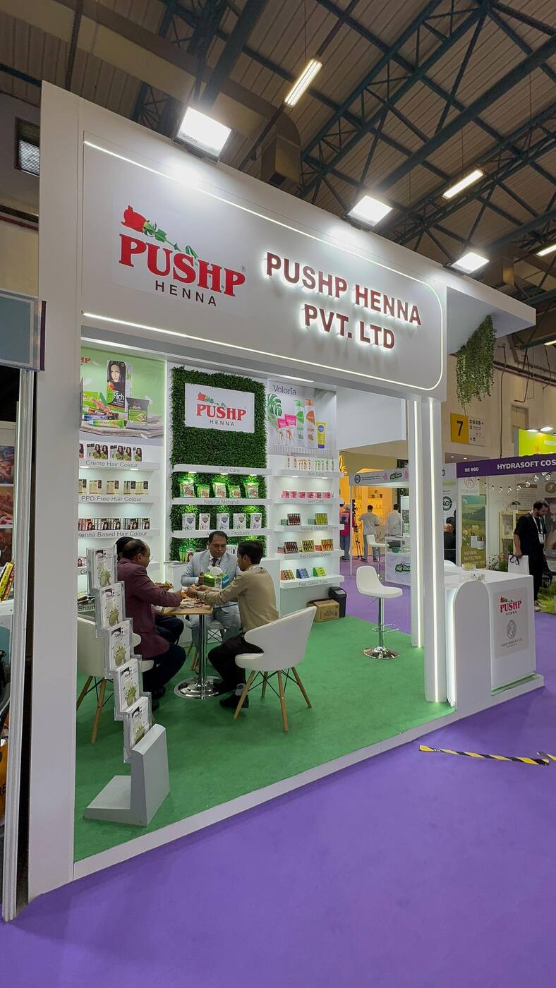 Nihar Exhibition Cosmetics exhibition stall