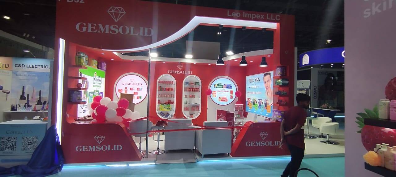 Nihar Exhibition Cosmetics exhibition stall