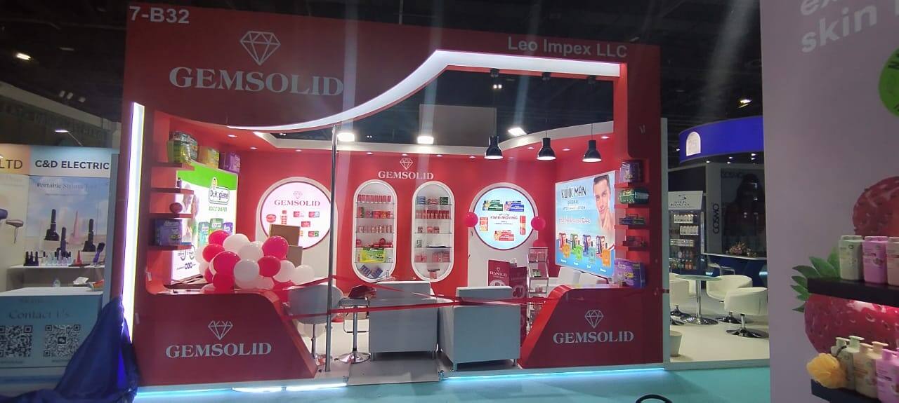 Nihar Exhibition Cosmetics exhibition stall