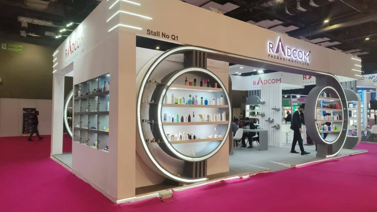 Nihar Exhibition Cosmetics exhibition stall