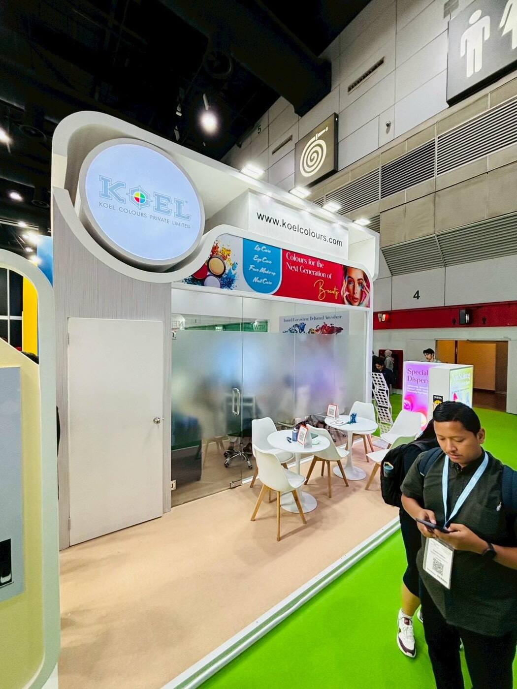 Nihar Exhibition Cosmetics exhibition stall