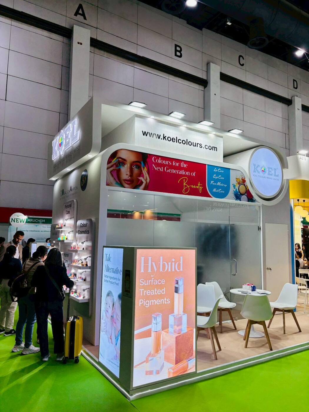 Nihar Exhibition Cosmetics exhibition stall