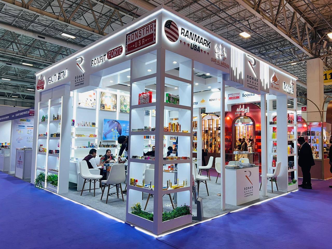 Nihar Exhibition Cosmetics exhibition stall