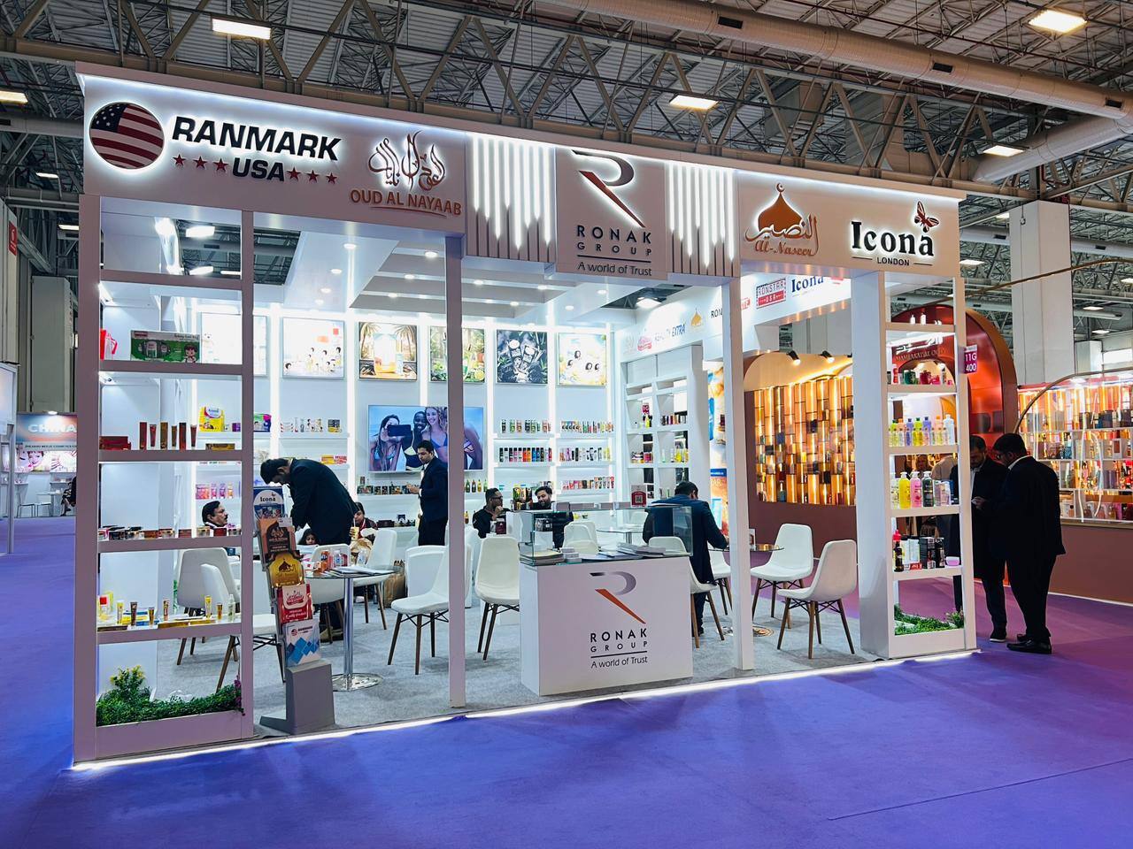 Nihar Exhibition Cosmetics exhibition stall