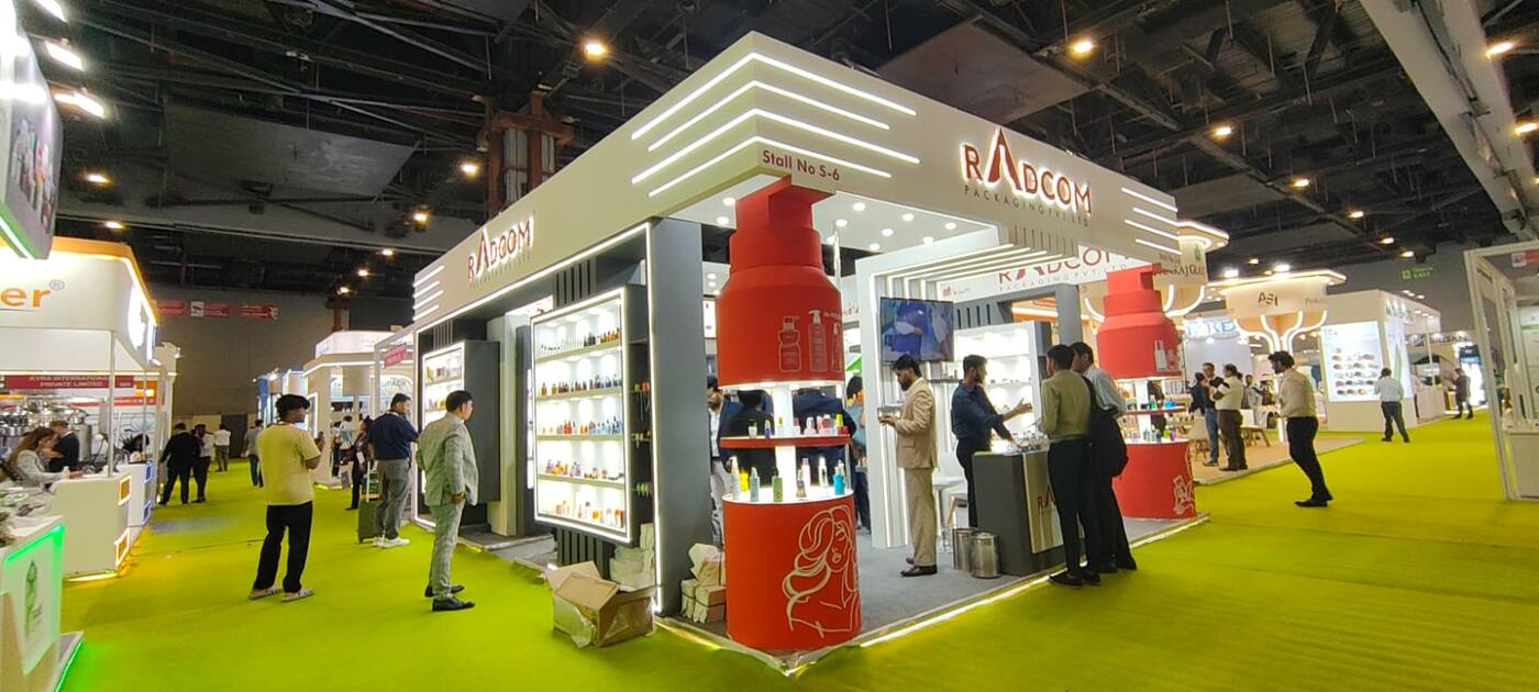 Nihar Exhibition Cosmetics exhibition stall