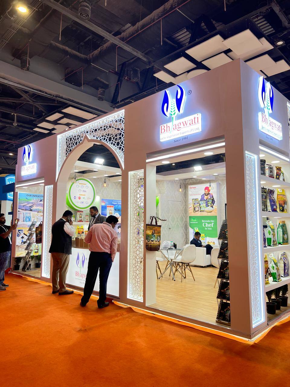 Nihar Exhibition Food & Beverage exhibition stall