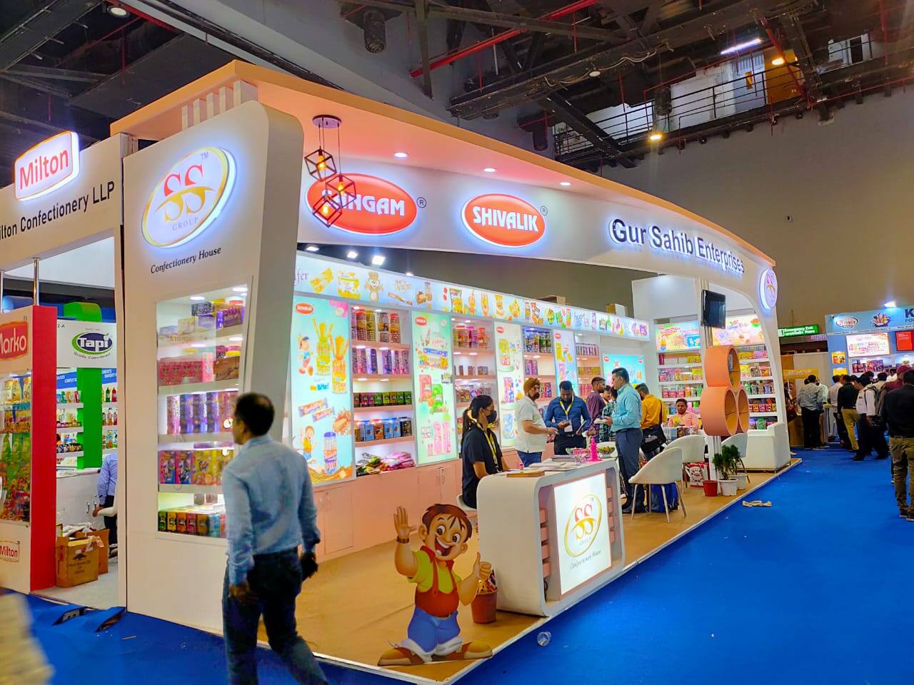 Nihar Exhibition Food & Beverage exhibition stall