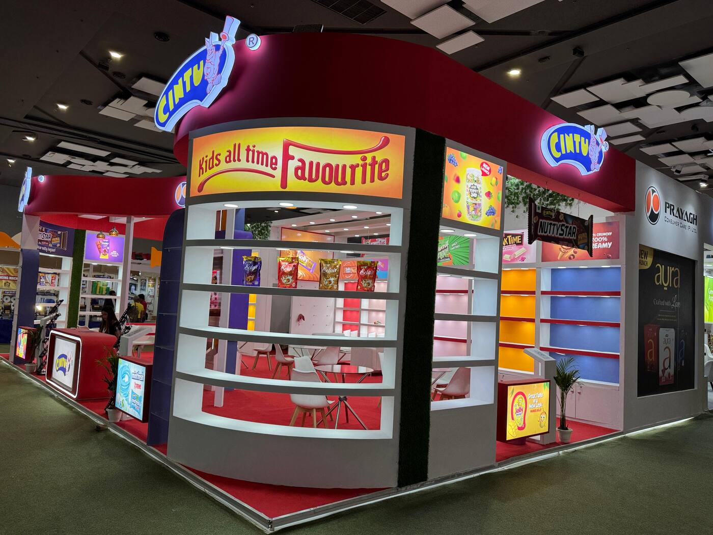 Nihar Exhibition Food & Beverage exhibition stall
