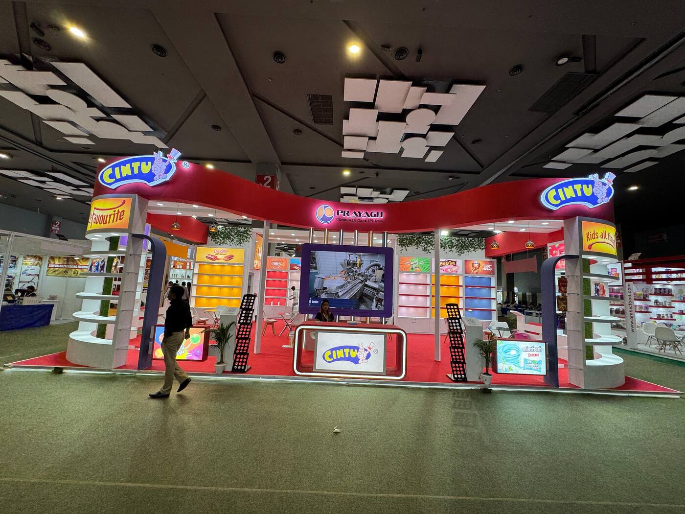 Nihar Exhibition Food & Beverage exhibition stall