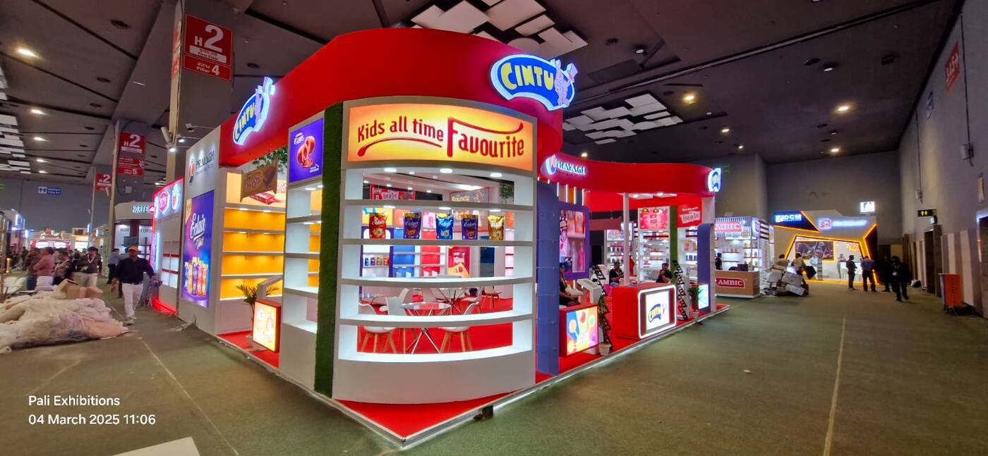 Nihar Exhibition Food & Beverage exhibition stall