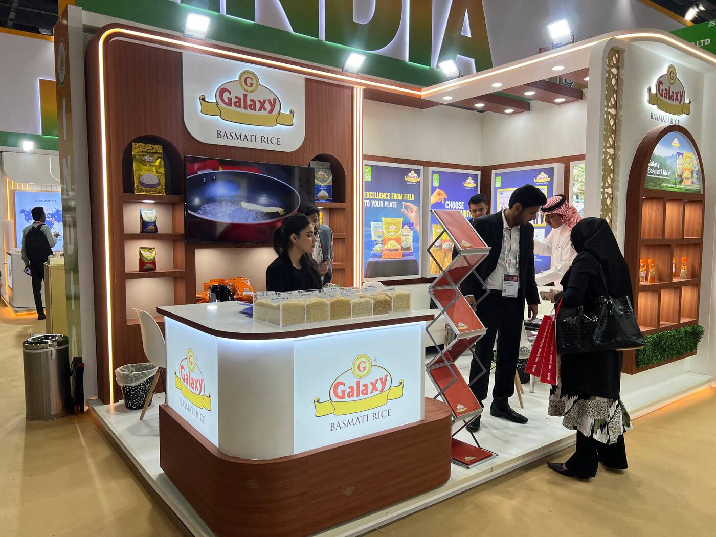 Nihar Exhibition Food & Beverage exhibition stall