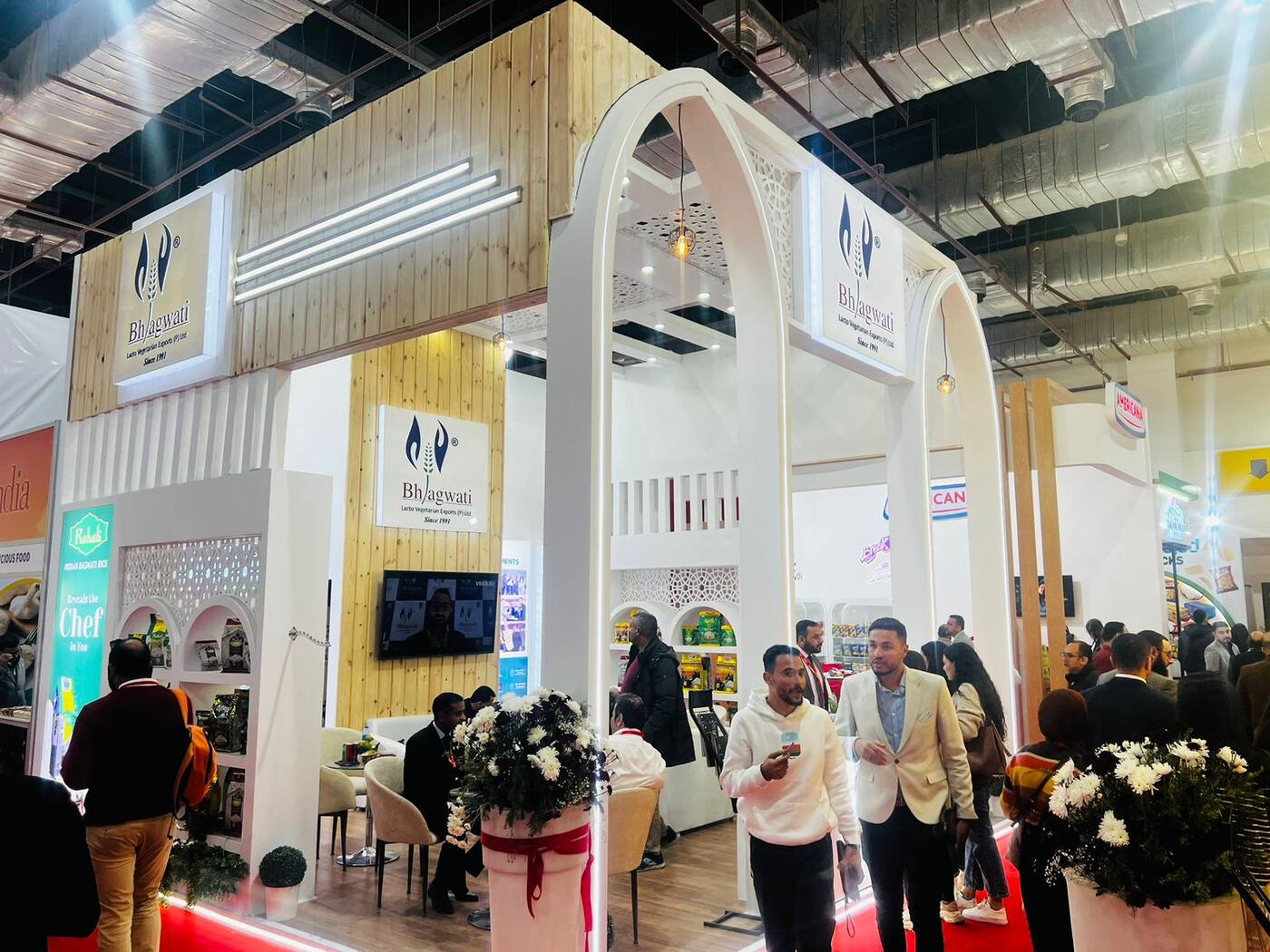 Nihar Exhibition Food & Beverage exhibition stall