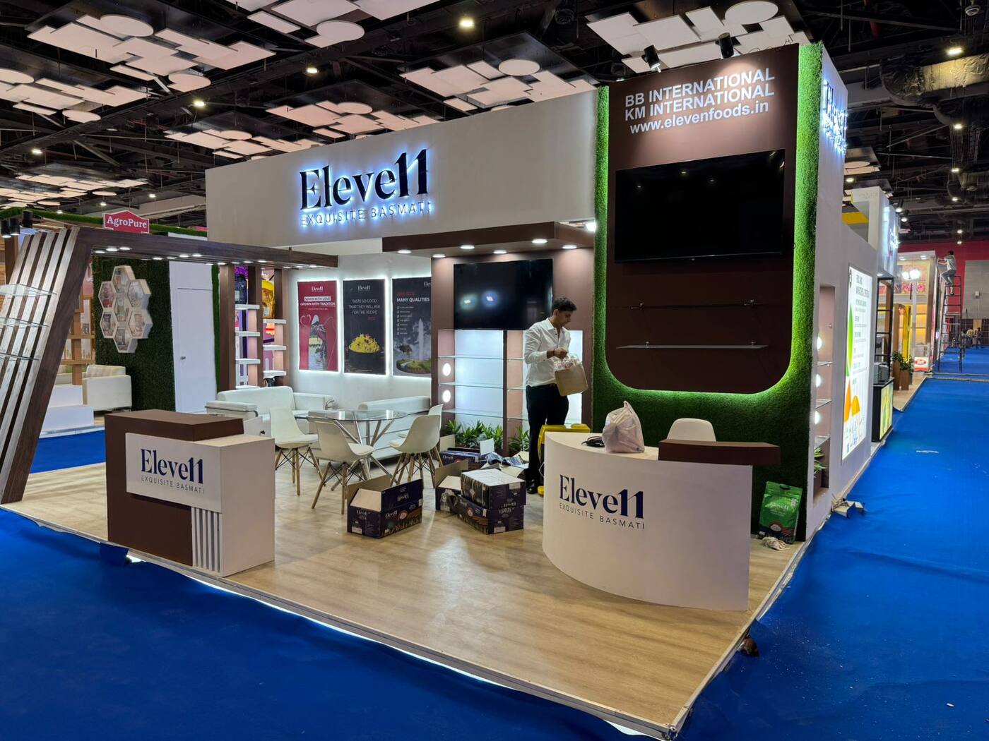Nihar Exhibition Food & Beverage exhibition stall