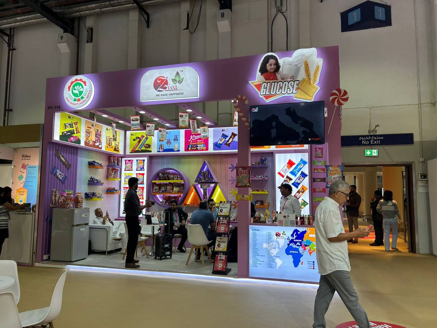 Nihar Exhibition Food & Beverage exhibition stall