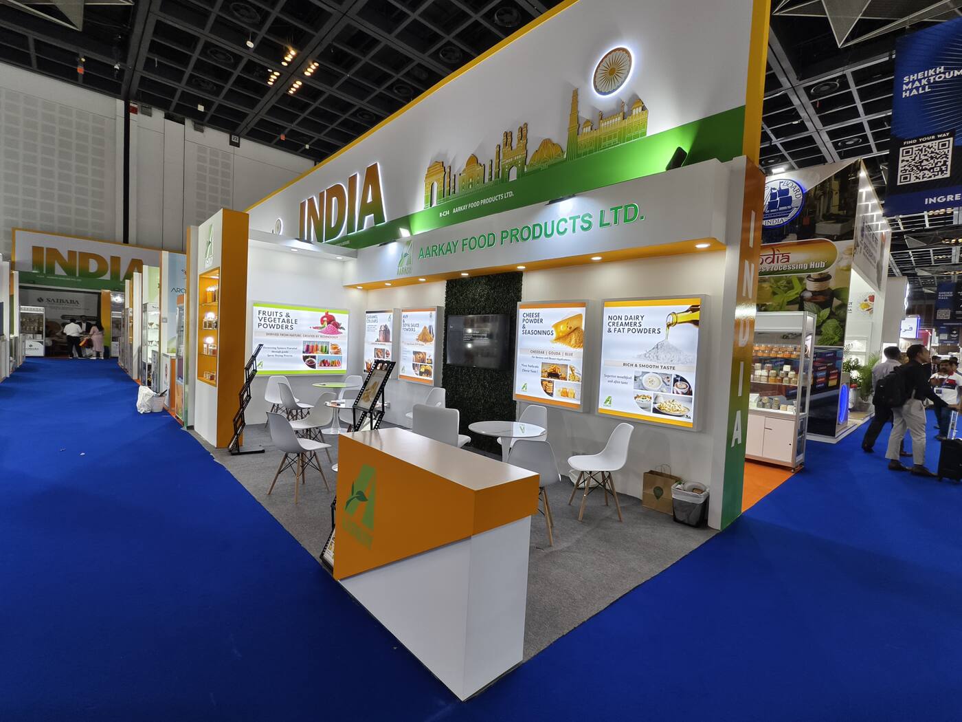 Nihar Exhibition Food & Beverage exhibition stall