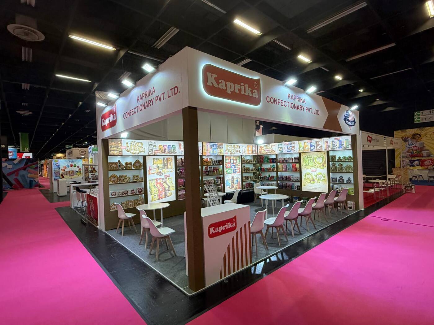 Nihar Exhibition Food & Beverage exhibition stall