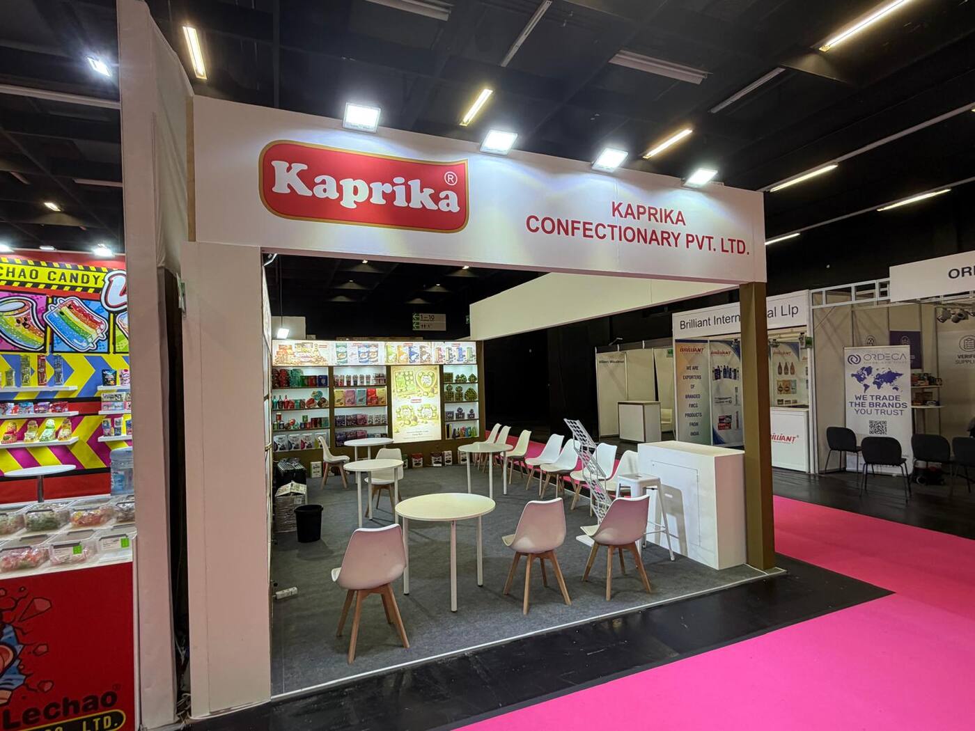 Nihar Exhibition Food & Beverage exhibition stall