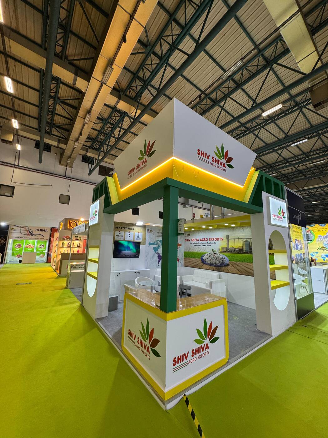 Nihar Exhibition Food & Beverage exhibition stall