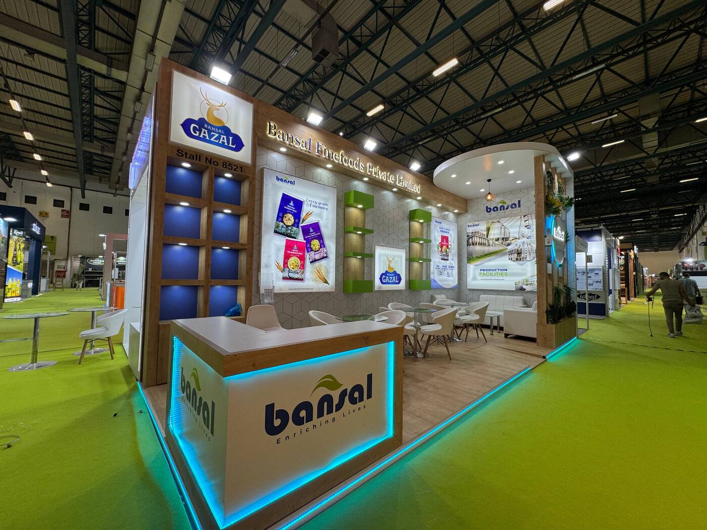Nihar Exhibition Food & Beverage exhibition stall