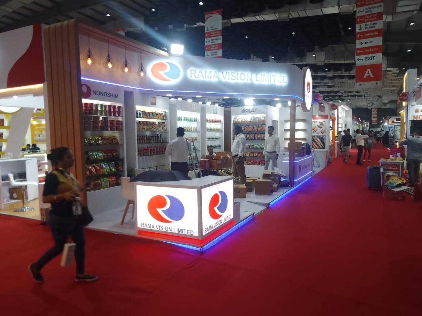 Nihar Exhibition Food & Beverage exhibition stall