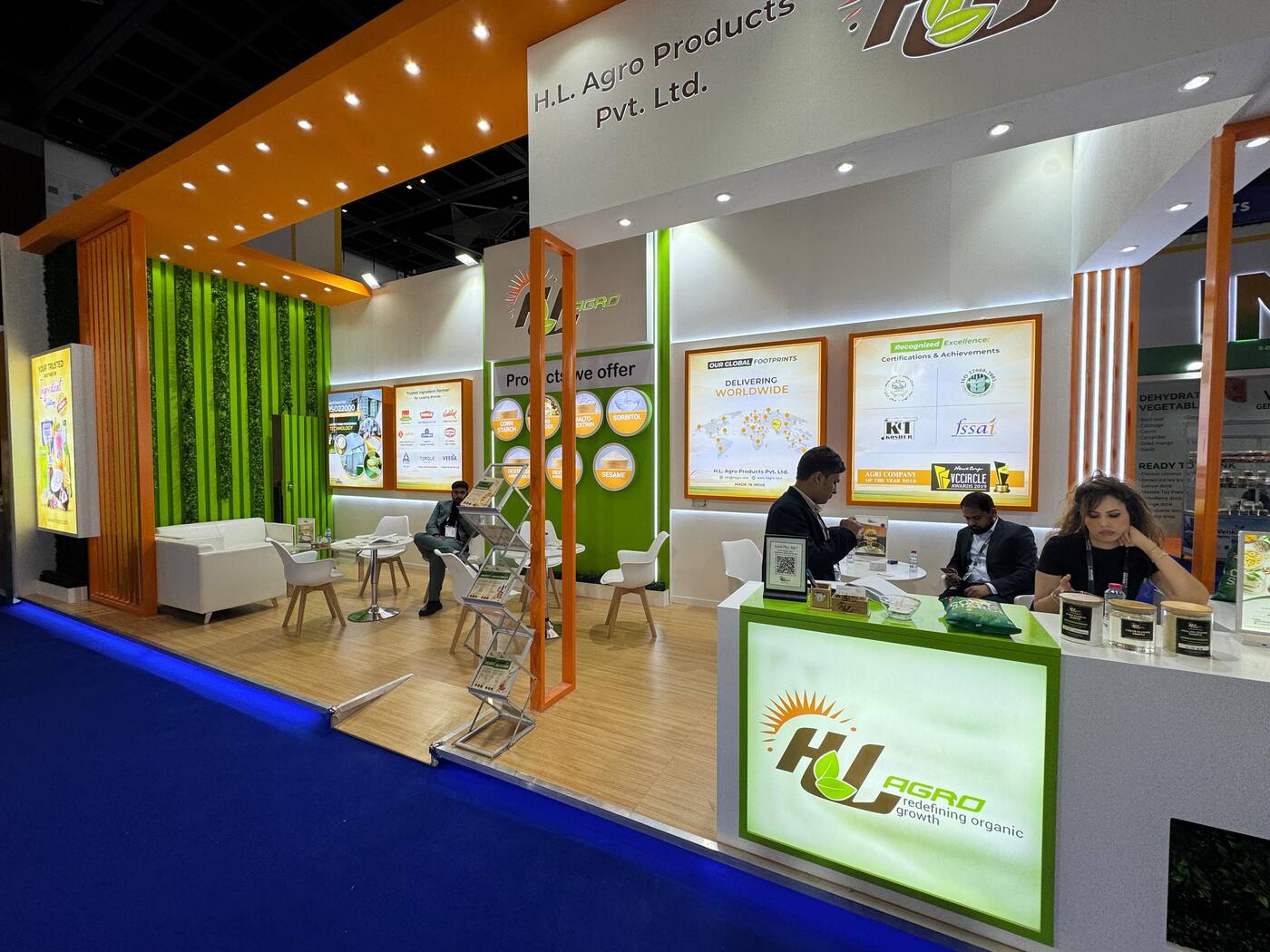 Nihar Exhibition Food & Beverage exhibition stall