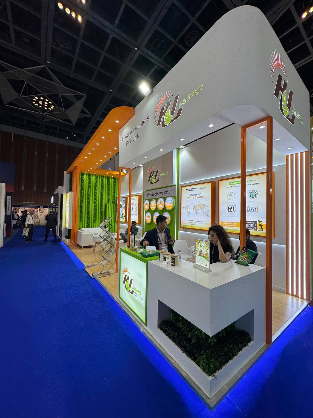 Nihar Exhibition Food & Beverage exhibition stall