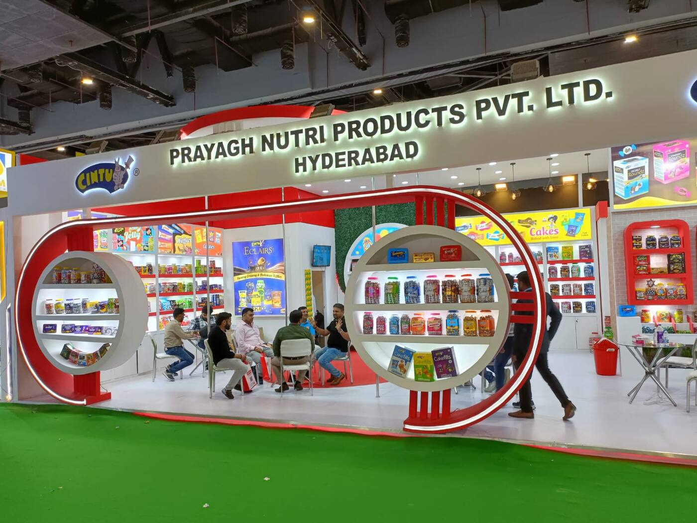 Nihar Exhibition Food & Beverage exhibition stall