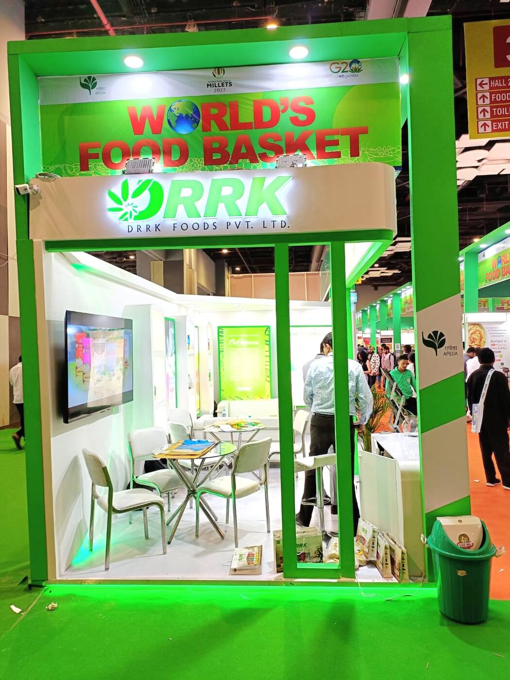 Nihar Exhibition Food & Beverage exhibition stall