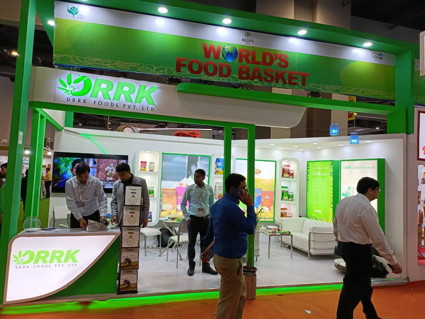 Nihar Exhibition Food & Beverage exhibition stall
