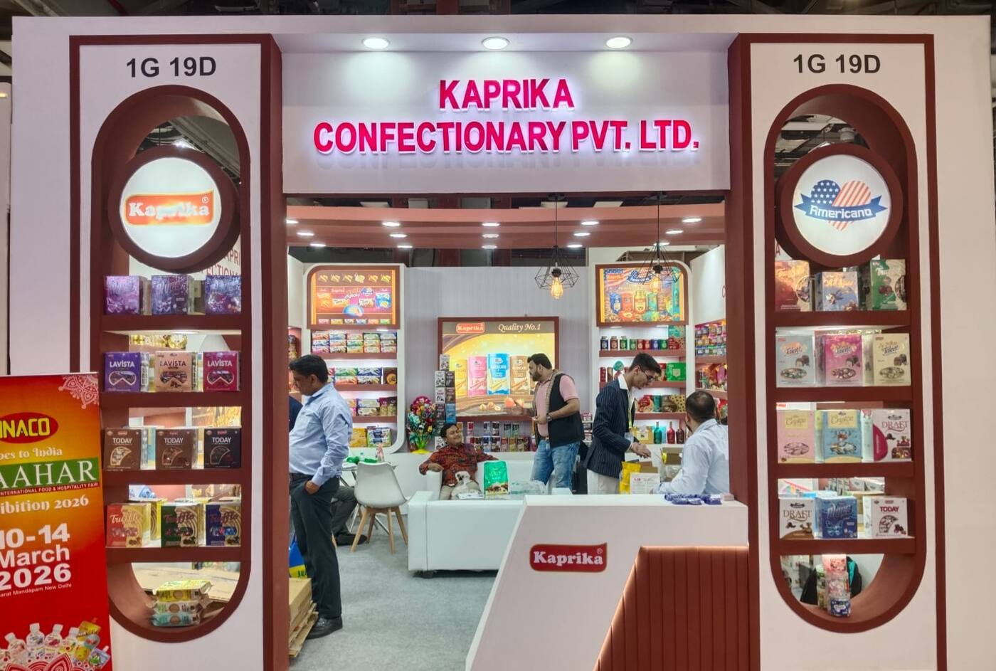 Nihar Exhibition Food & Beverage exhibition stall