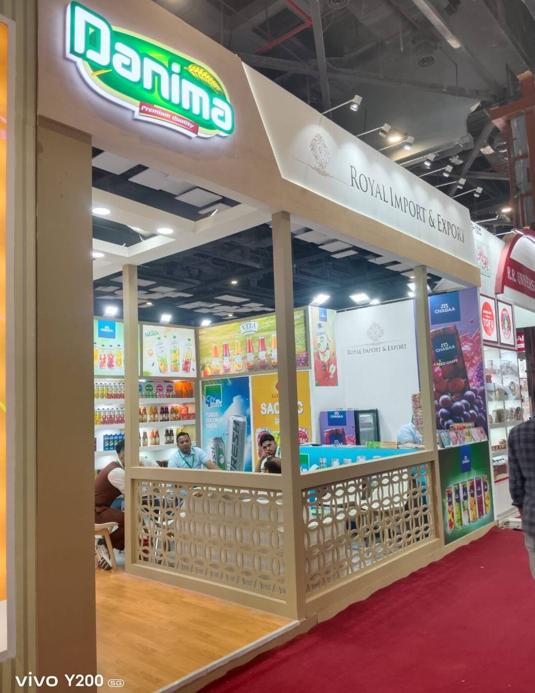 Nihar Exhibition Food & Beverage exhibition stall