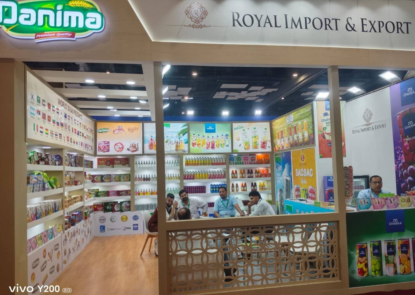 Nihar Exhibition Food & Beverage exhibition stall