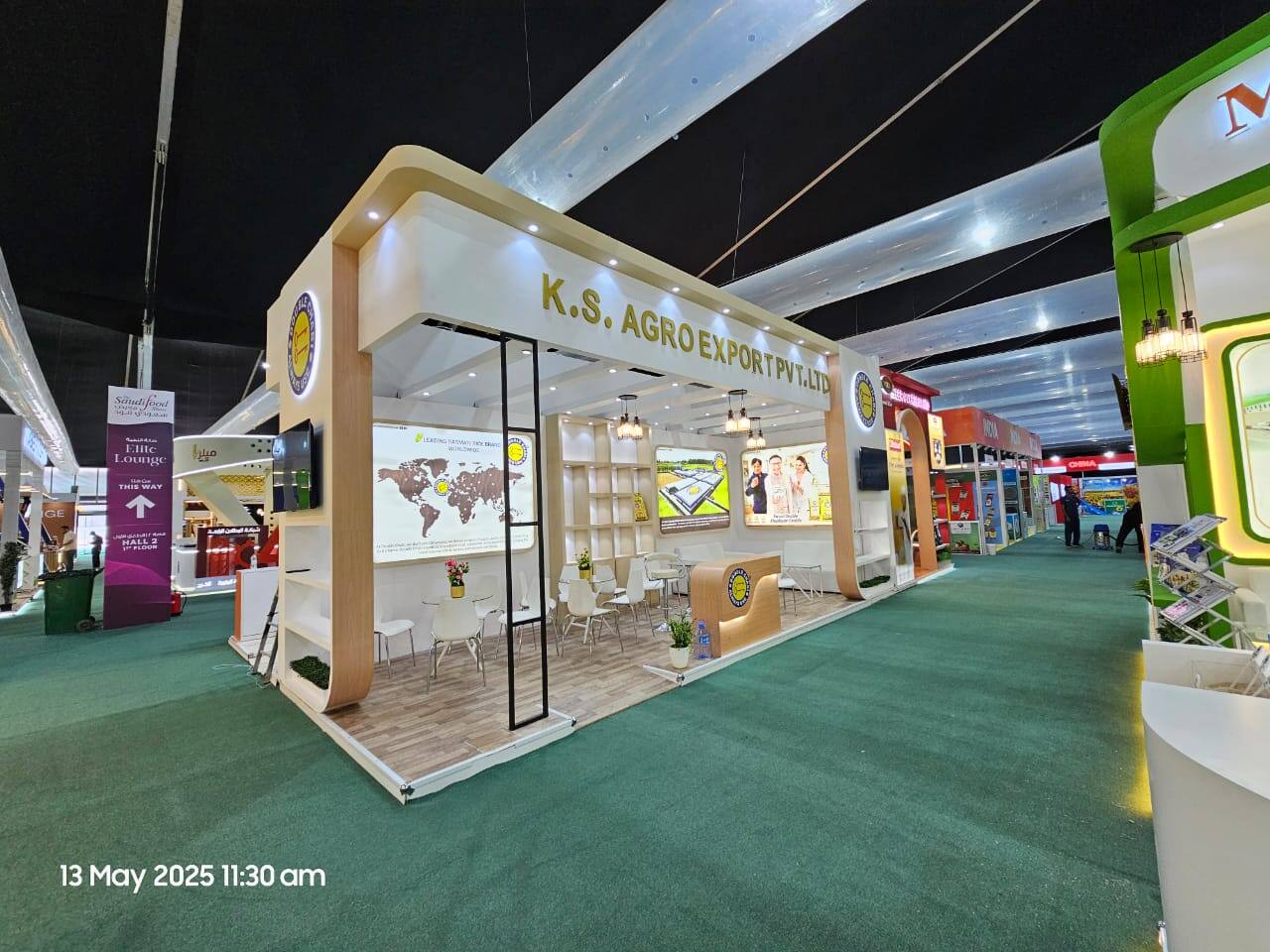 Nihar Exhibition Food & Beverage exhibition stall