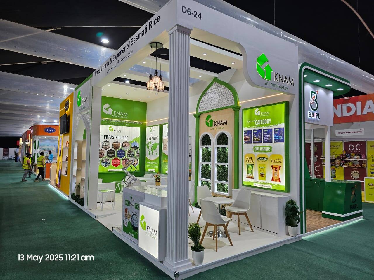 Nihar Exhibition Food & Beverage exhibition stall