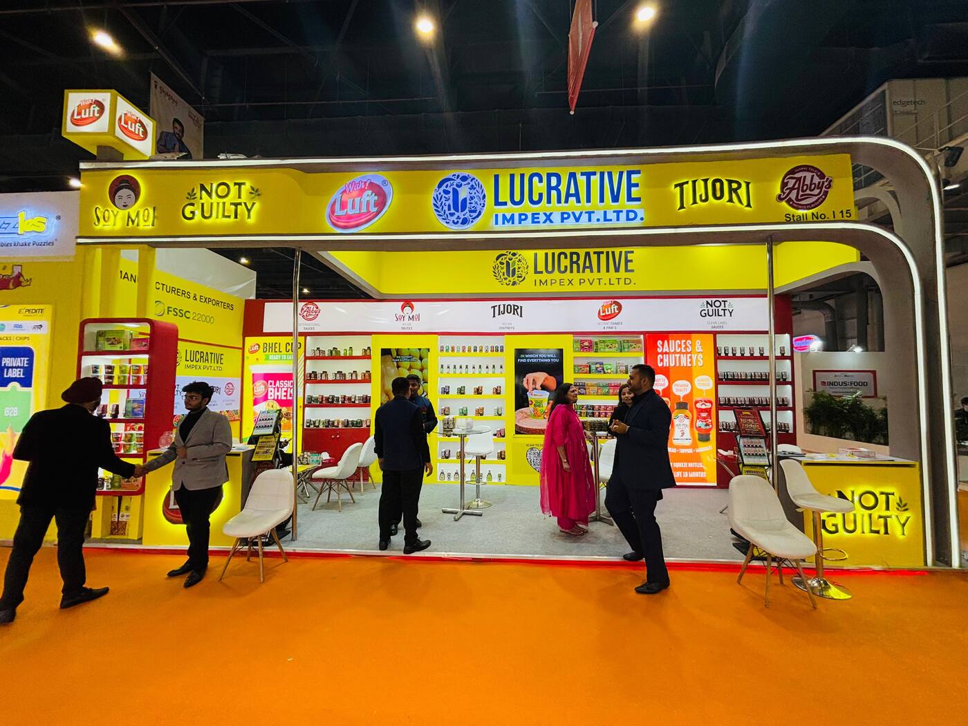 Nihar Exhibition Food & Beverage exhibition stall