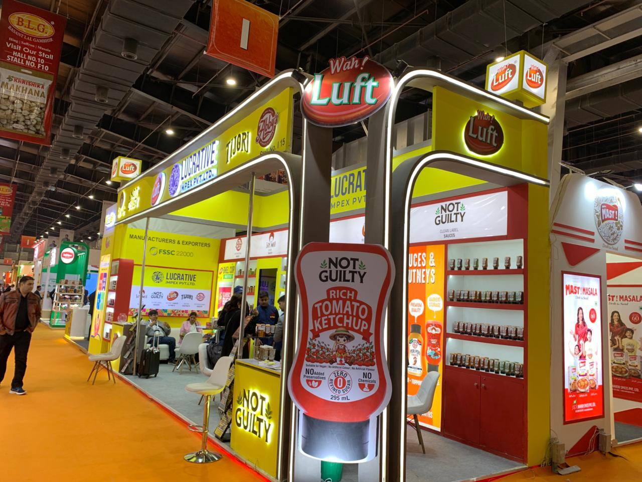 Nihar Exhibition Food & Beverage exhibition stall