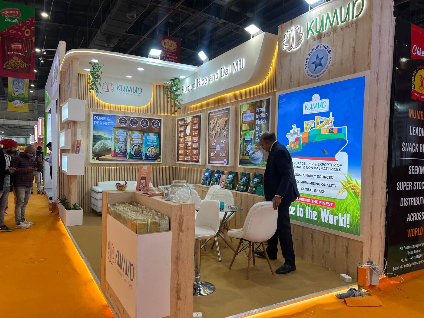 Nihar Exhibition Food & Beverage exhibition stall