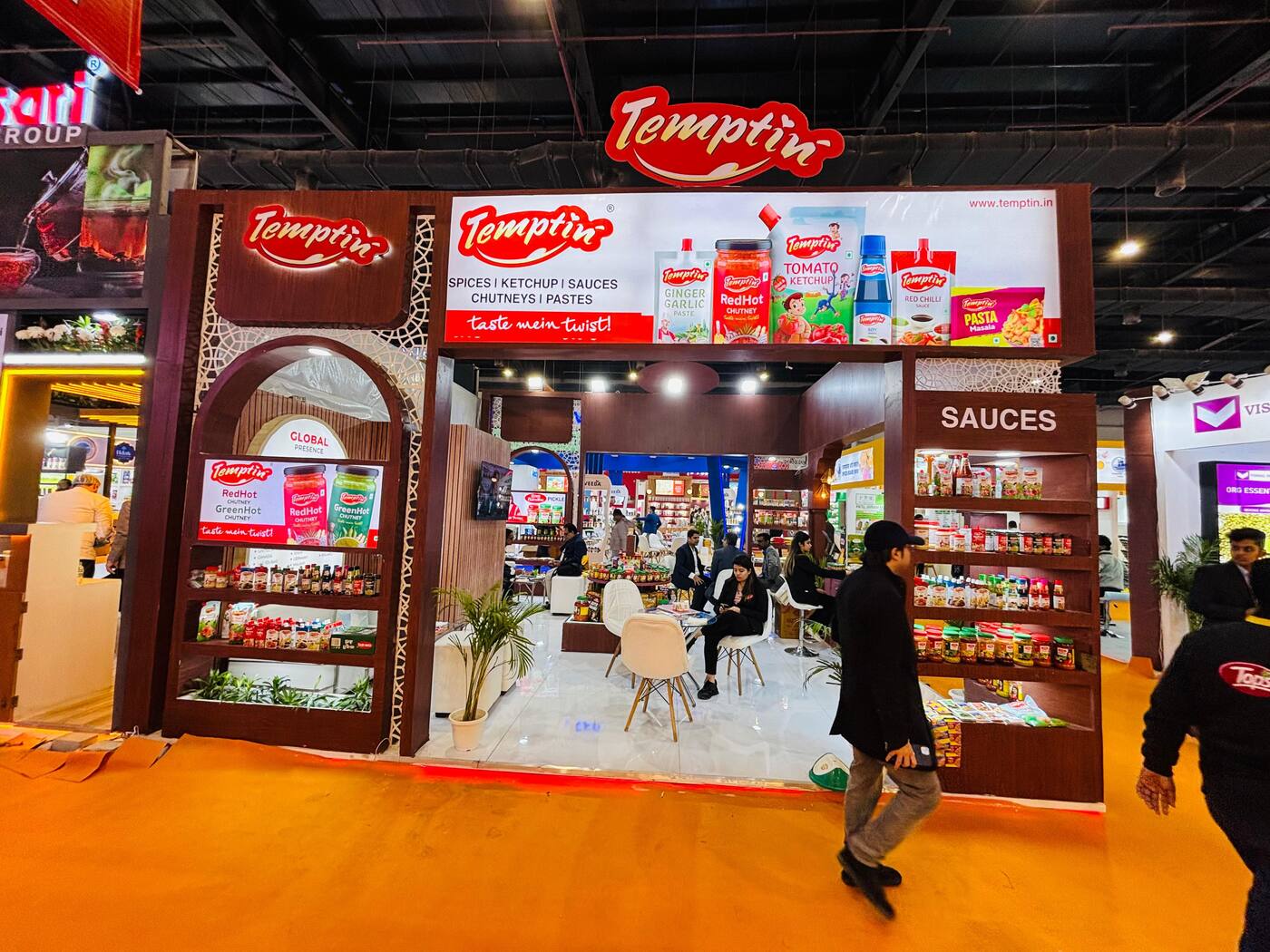 Nihar Exhibition Food & Beverage exhibition stall
