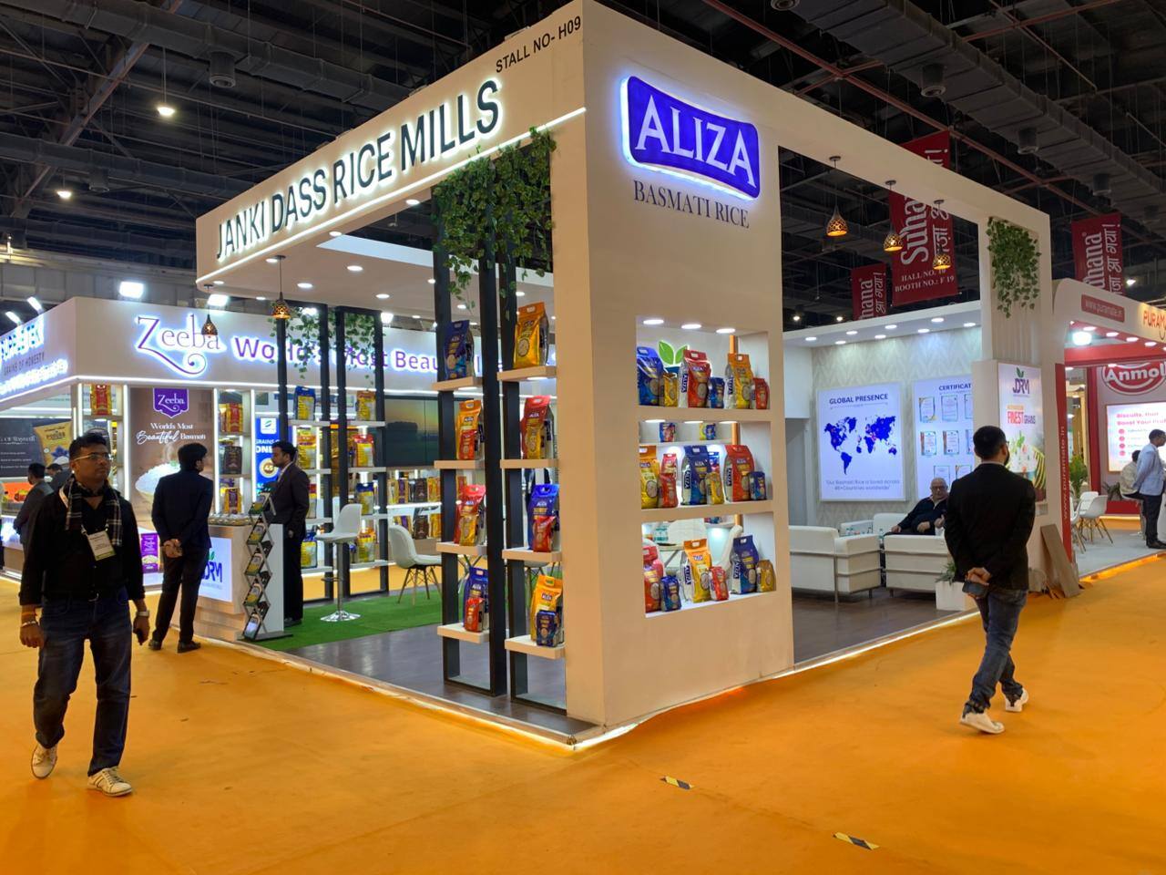 Nihar Exhibition Food & Beverage exhibition stall