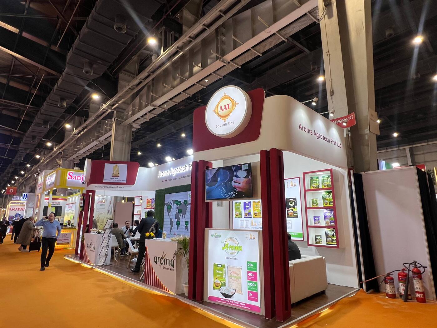 Nihar Exhibition Food & Beverage exhibition stall