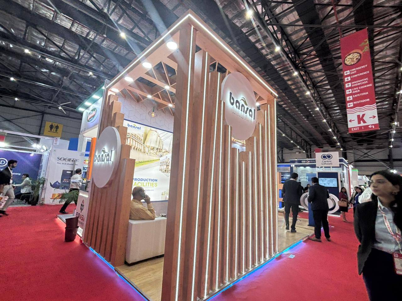 Nihar Exhibition Food & Beverage exhibition stall